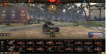 48,126 battles, 31 top tanks, 95 premium tanks, 54% victories, 12,285 gold, 83,774,727 silver | No password change + READ DESCRIPTION| [10] Ob. 268/5 [10] Foch 155 + Quite a lot of premium tanks 8 lvl 1591 photo