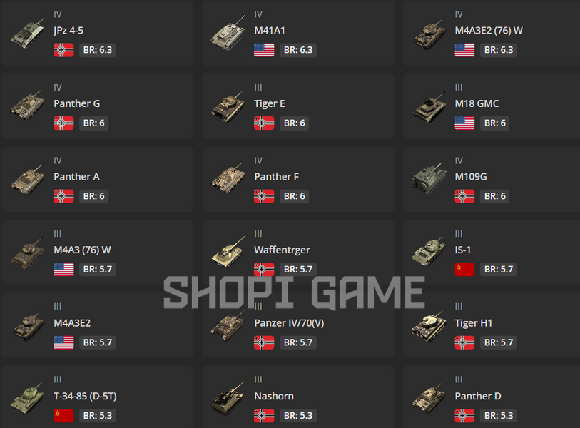 Premium vehicles (17 pcs) + German tanks of level 5 + 2669 golden eagles + 2700 battles 2099 photo