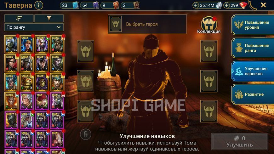 13 light heroes, level 18, rare heroes (5 geomancers, Ariks, ninjas, Lemynis, Maiks, Gorgorab, Ruella) 2899 photo
