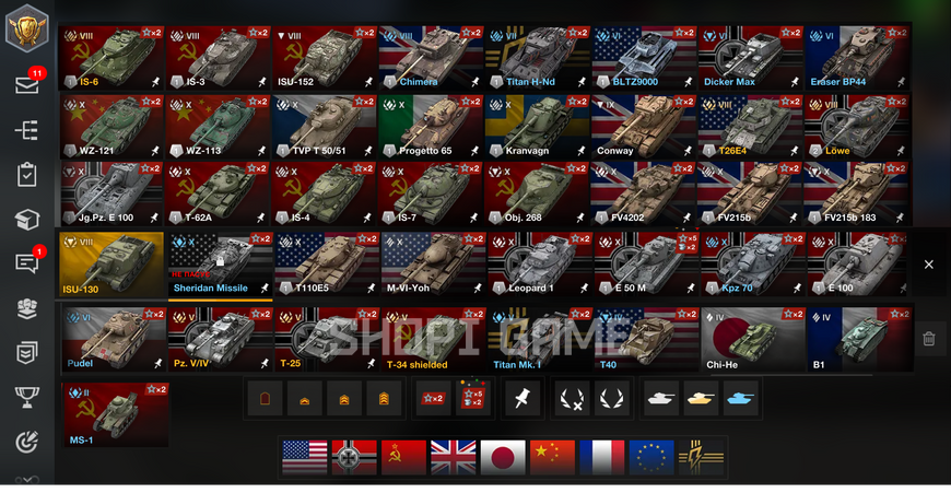 NO ACCESS TO MAIL! 18 tops, 14 premium tanks, 10,046 battles, 4,756 gold + 18,774,913 silver  (9) Kampfpanzer 70 (8) Chimera 2699 photo