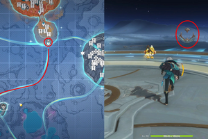 Where can you find the &lsquo;Prismatic Slime&rsquo; and &lsquo;Mushteshir&rsquo; legends in Genshin Impact? photo
