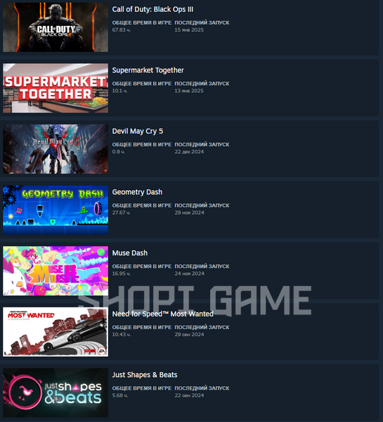Случайный аккаунт Steam с игрой Call of Duty: Black Ops III 2350 фото