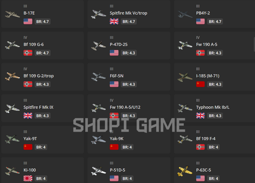 American aircraft 6-5 level + premium equipment + 2000 golden eagles + level 55  2101 photo