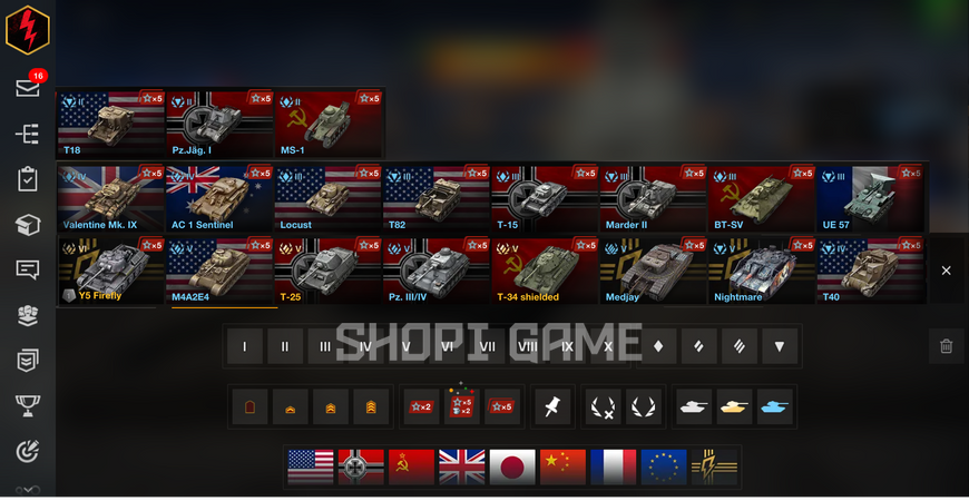 NO ACCESS TO MAIL! 8 tops, 36 premium tanks, 10,756 battles, 1,225 gold + 1,831,316 silver   (10) T95E6 (10) Concept 1B (8) Lorraine 40 t (8) Bisonte C45 2650 photo