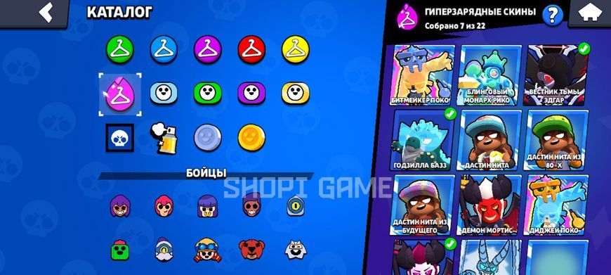 102,000 trophies, 4&times;2 Primes. Skins: Godzilla Buzz, Techno Tara, Uno Chester. 40 brawlers are Power 11 3152 photo