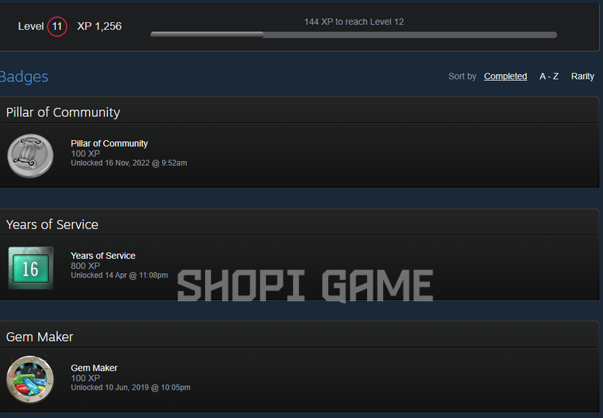 Cs2 + 2 medals (5 and 10 years of service) + 11 Steam LVLs + 50 games + Layers of Fear (2016) 1852 photo