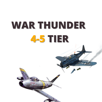 War Thunder level from 4-5 lvl