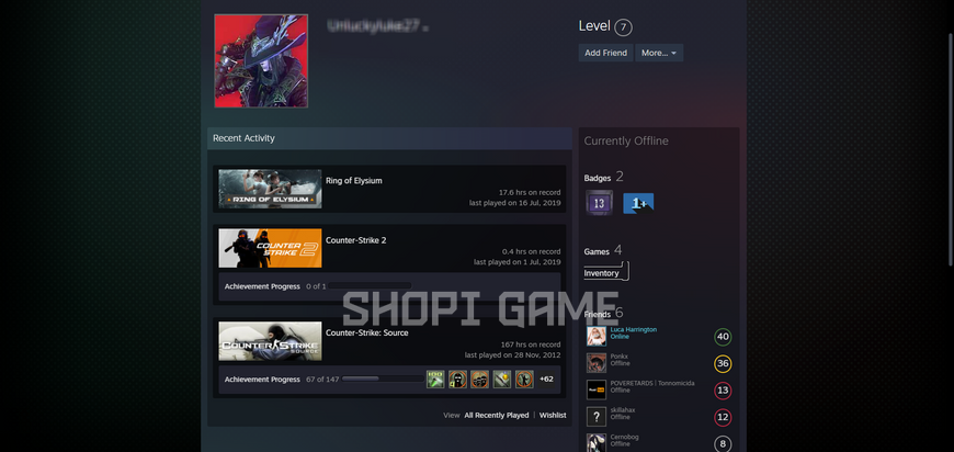 Free CS2 + 2 medals, Steam Level 7 + no Faceit. Games: CSS, Half-Life 2, Ring of Elysium 3104 photo