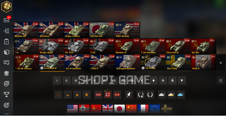 NO ACCESS TO MAIL! 27 tops, 28 premium tanks, 49,383 battles, 410 gold + 3,086,261 silver 2653 photo