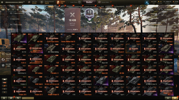 18.5k battles, 22 top tanks, 39 premium tanks, 47% victories, 813 gold, 14k silver | Password can be changed + Inactive for 1 week 1306 photo