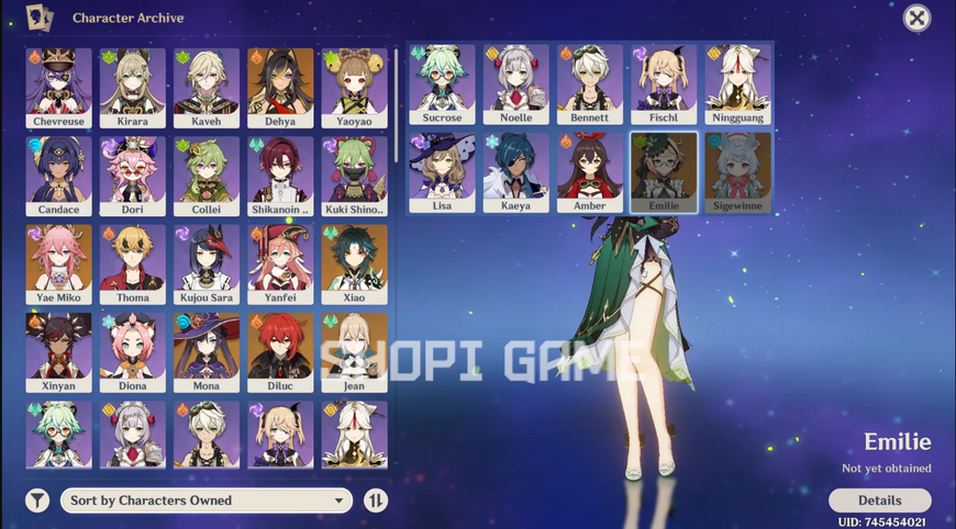 Genshin Impact random from Rank 50 (Europe) 2043 photo