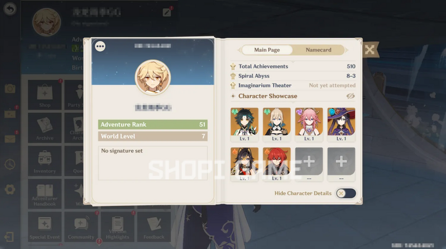 Genshin Impact random from Rank 50 (Europe) 2043 photo