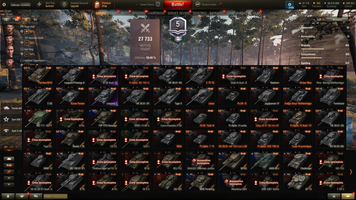 28k battles, 24 top tanks, 87 premium tanks, 50.5% victories, 900 gold, 68.5k silver | Password can be changed + Not active for more than 1 month 1309 photo