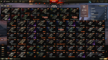 7 tops, 24 awards, 24k battles, 49% victories 506 photo