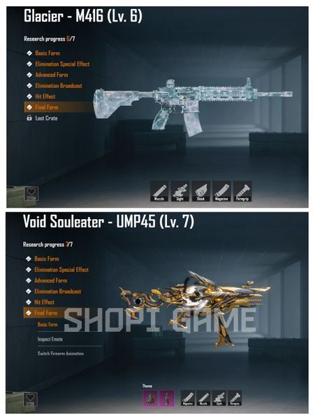 Rank: Crown + Sports Cars. M416 &lsquo;GLACIER&rsquo;, rare skins 3009 photo