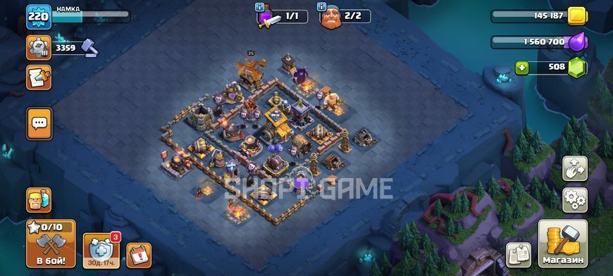 Найкращий старт Clash Of Clans. 220 LvL + 16 TX/ Герої: 89/95/67/70/40/2 3010 фото