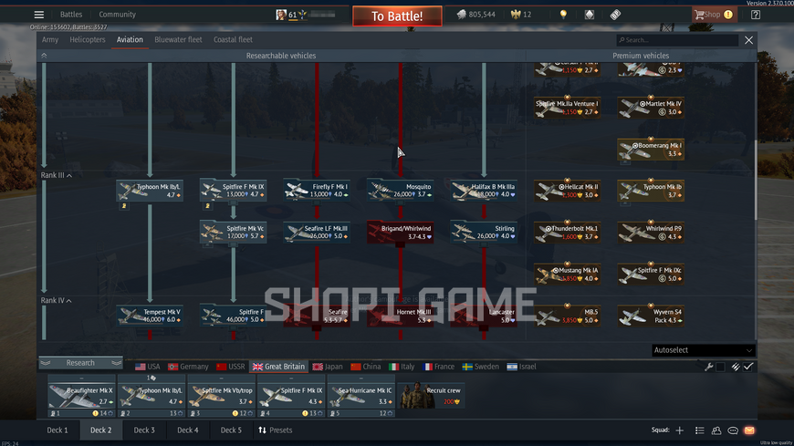 Aircraft: US/Germany/USSR/WB 3 | Tanks: Germany 5, USSR 4, USA 4, WB 3 | Level: 61 | Leopard I M48A2 C irG.91 R/4 #SA 313B Alouette I Bf 109 G-6 Ferdinand Flakpanzer 341 IS-2 IS-2 (1944) Jagdpanther G1 M-5