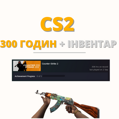 CS 2 | 300 hours + inventory for funds |