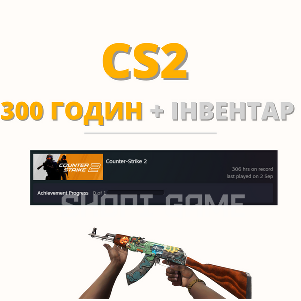 CS 2 | 300 hours + inventory for funds |