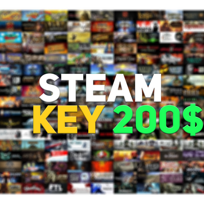 Steam Key 200$ 212 фото