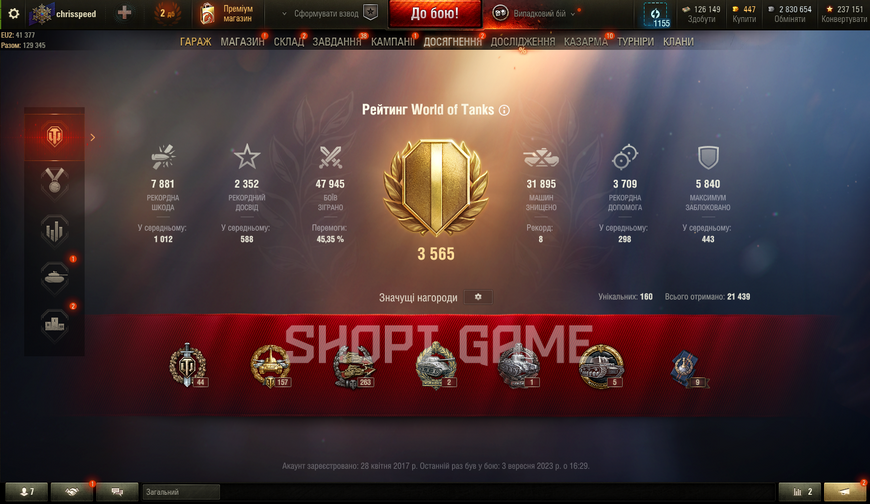 WOT from 1 top (EU)