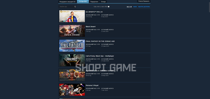 МЕГА ЖИР игр на 17 00₴ Call of Duty: Black Ops III + Call of Duty: Black Ops II + Persona 5 Royal + Call of Duty: Black Ops + Baldur's Gate 3 + TEKKEN 7 | Полный доступ к аккаунту 2069 фото