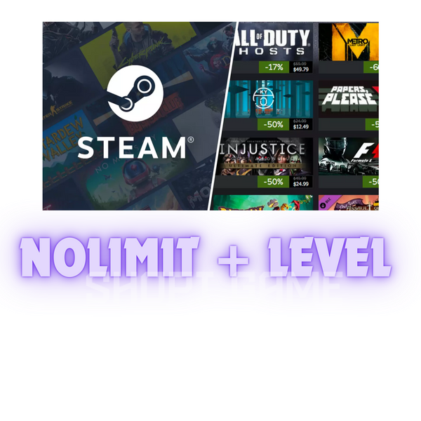 Steam account (Nolimit + Level)