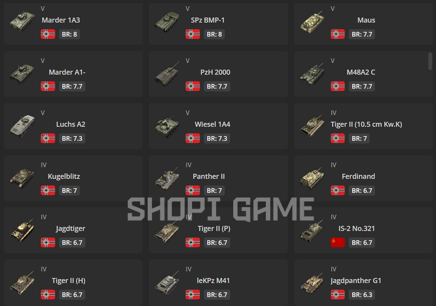 Mega fat! 8 TIER + 100 level + 15 units of premium equipment 2369 photo