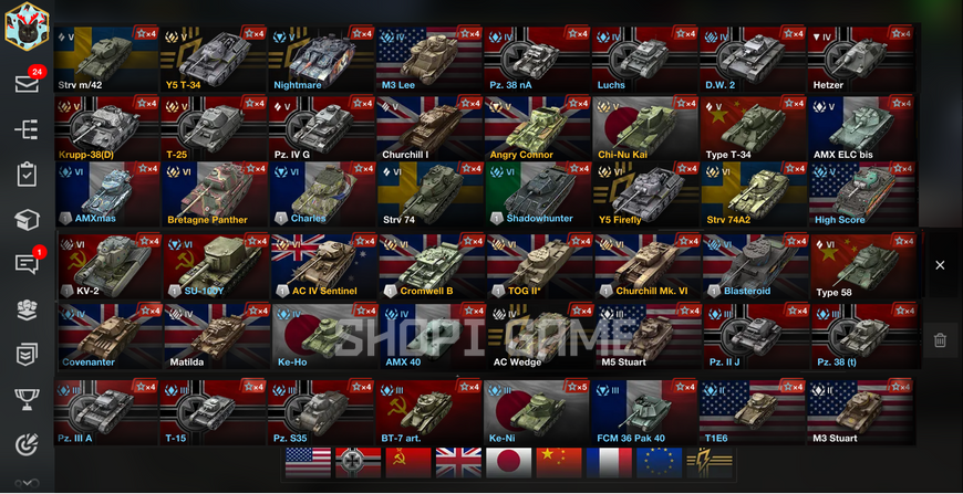 No access to email! 33 top-tier tanks, 73 premium tanks, 62% win rate  (10) Super Conqueror, (10) T-22 medium, (10) Carro da Combatti, (10) Object 260 2920 photo