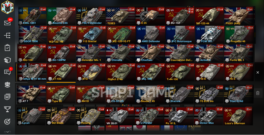 No access to email! 33 top-tier tanks, 73 premium tanks, 62% win rate  (10) Super Conqueror, (10) T-22 medium, (10) Carro da Combatti, (10) Object 260 2920 photo