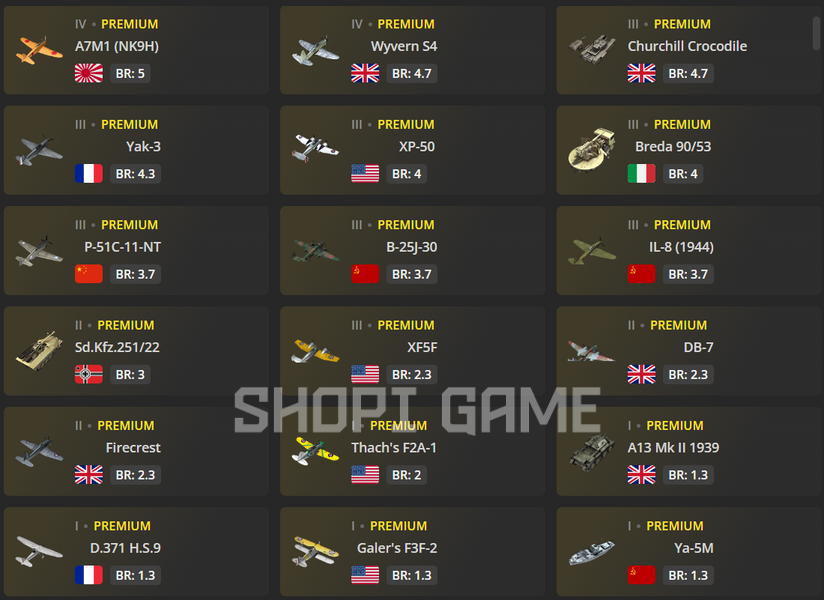 Aircraft 8-7 TIER (Pumped aircraft + rare premium aircraft equipment) + 21,900 battles 2370 photo