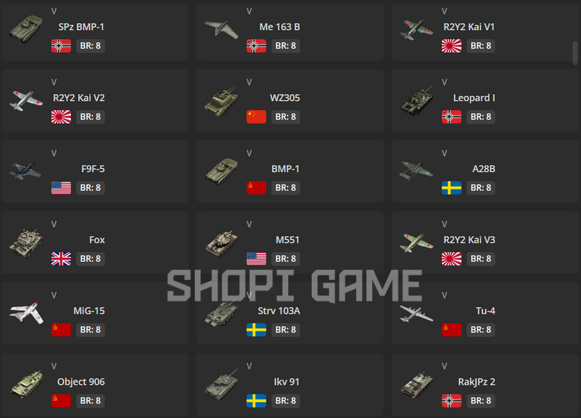 Aircraft 8-7 TIER (Pumped aircraft + rare premium aircraft equipment) + 21,900 battles 2370 photo