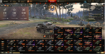 16,468 battles, 3 top tanks, 14 premium tanks, 46% win rate, 198 gold, 27,300,000 silver | Password can be changed 1273 photo
