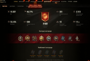 Battle: 15К win: 46.7%, credit:7.8m gold:0 bone:3.8k; X:2 IX:2 XII:2 Prem: 15 120 фото