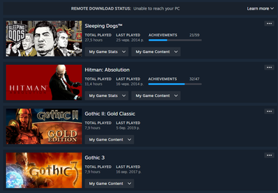 7 lvl + Gothic II: Gold Classic + Ryse: Son of Rome + Hitman: Absolution + Інвентар
