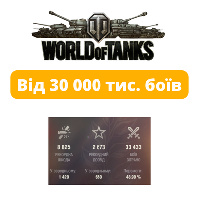 WOT from 30 000 battles (EU)