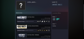 Ігри: Call of Duty: Ghosts, Call of Duty: Advanced Warfare + 6 LvL steam 2827 фото