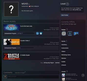 Steam аккаунт Yu-Gi-Oh! Duel Links, Counter-Strike 2, Z1 Battle Royale | 3 LV | Повний доступ | 20+ ігор 475 фото