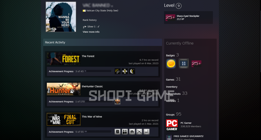 41 games + 9 LVL + 3500₴ total games + The Elder Scrolls V: Skyrim + The Forest