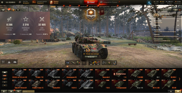 WITHOUT ACCESS TO THE MAIL! 32,904 battles, 22 top tanks, 50 premium tanks, 47% of victories, 5,900,000 silver, 383 gold (10) 113 BO (10) FV215b (10) Foch 155 2129 photo