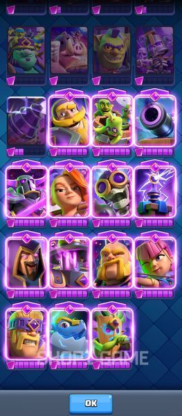 14 EVO | 10,500 cups | 3 Cards 16 LvL | 125 emojis |  2880 photo