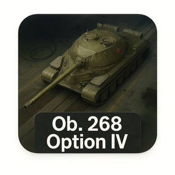 Account with a tank (10)  Object 268 Option 5 725 photo