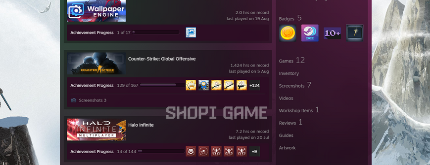 Steam account with balance 230 photo