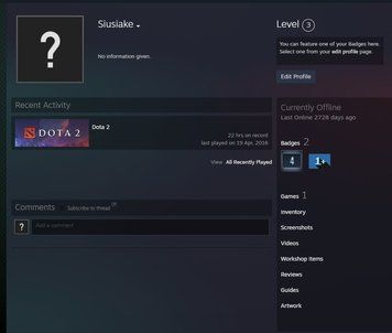 Steam аккаунт 3 LV + Інвентар в Dota на 7 UAH 479 фото