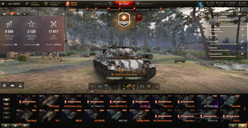 WITHOUT ACCESS TO MAIL! 17,617 battles, 10 top tanks, 110 premium tanks, 47% victories, 5,555,020 silver, 36,773 gold (10) FV215b 183 (10) Obj. 780 (8) BZ-176 2032 photo