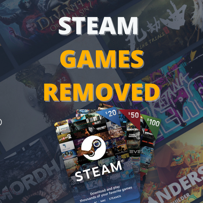 Games removed from Steam