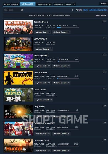 Steam account Team Fortress 2, BLOCKADE 3D | 6 LV | Full access 480 photo