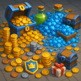 Clash Royal з ресурсами акаунт  2235 фото