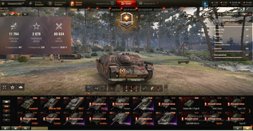 NO EMAIL ACCESS! 80,284 battles, 30 top tanks, 77 premium tanks, 52% win rate, 55,800,000 silver, 2703 gold (10) Monkey King (10) Obj. 452K (10) FV215b 183 (10) FV215b 2034 photo
