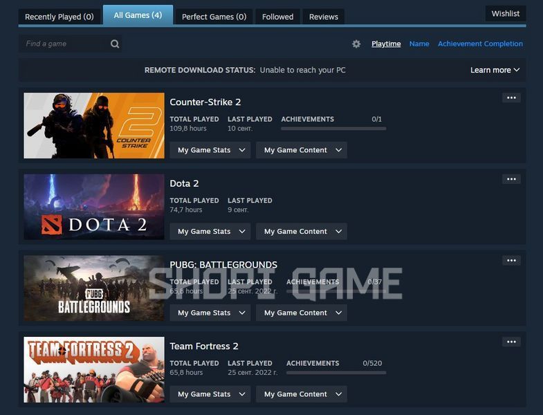 Steam аккаунт CS2 1 РАНГ, PUBG: BATTLEGROUNDS, Dota 2, Team Fortress 2 | Повний доступ 482 фото